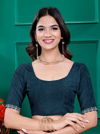 Chiffon Siroski Diamond Lace Work Saree