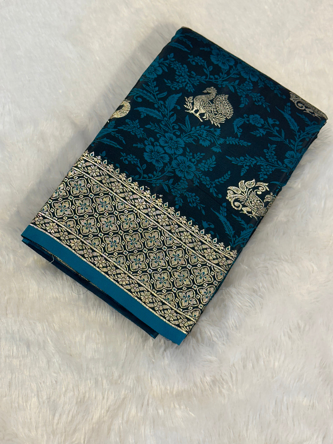 Satin Banarasi Silk Woven Saree