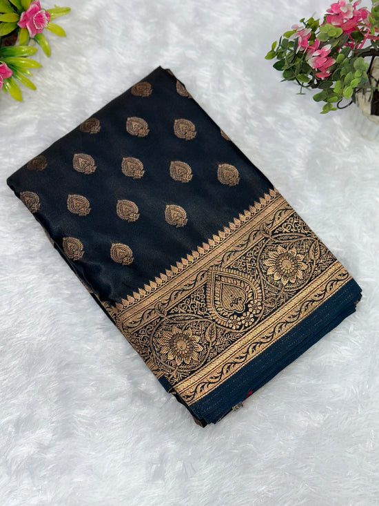 Satin Banarasi Silk Woven Saree