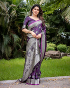 Satin Banarasi Silk Woven Saree