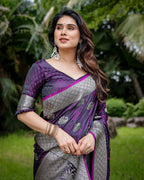 Satin Banarasi Silk Woven Saree