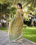 Jimmy Chu Embroidered sequins Saree