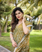 Jimmy Chu Embroidered sequins Saree