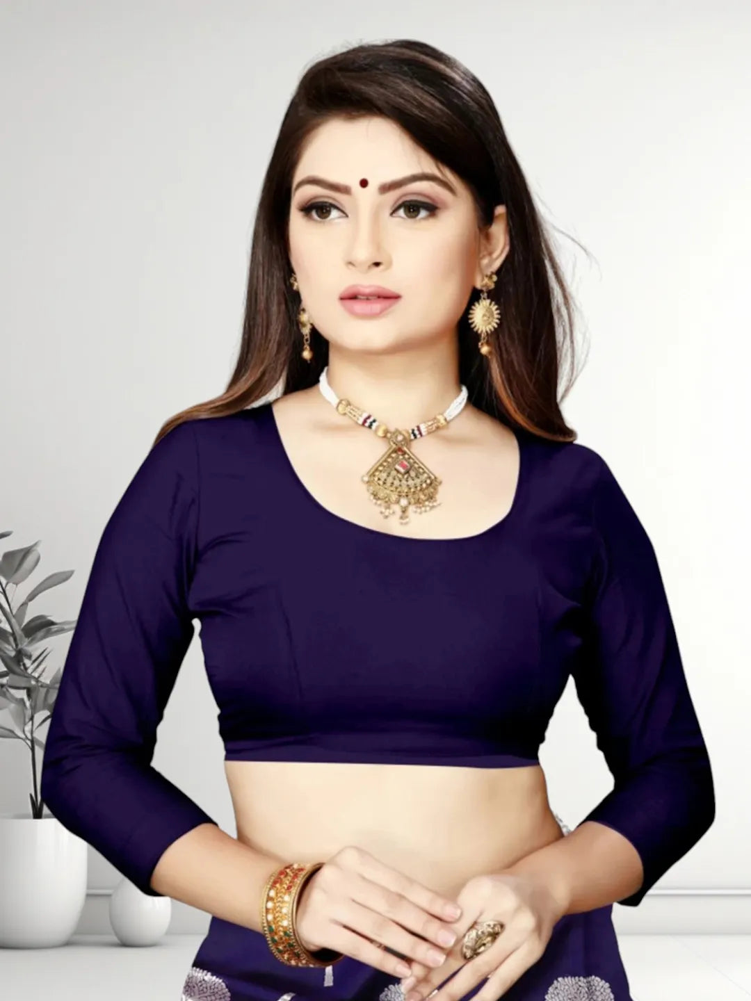 Pionex Banarasi Softy Copper Zari Weaving Brocade Saree