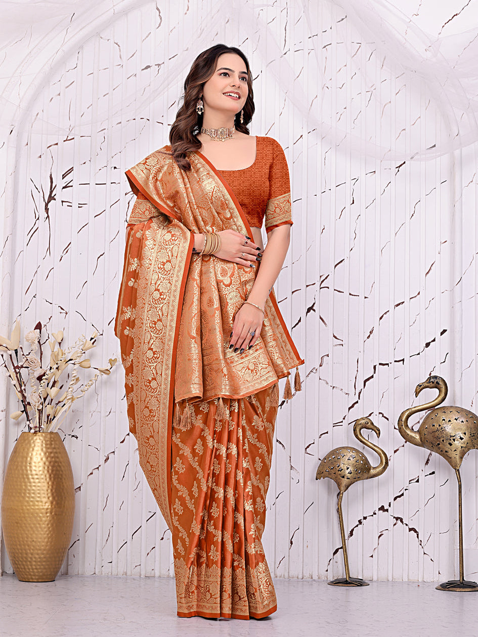Ready-to-Wear Banarasi Pure Silk Saree