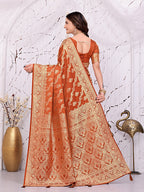 Ready-to-Wear Banarasi Pure Silk Saree
