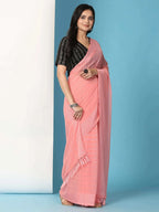 Ready To Wear Chiffon Saree With Stitched Blouse