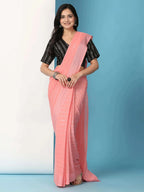 Ready To Wear Chiffon Saree With Stitched Blouse
