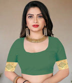 Pionex Woven Kanjivaram Jacquard Pure Silk Saree