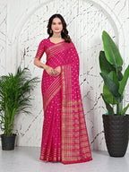 Ready to Wear Banarasi Crepe Jacquard Saree