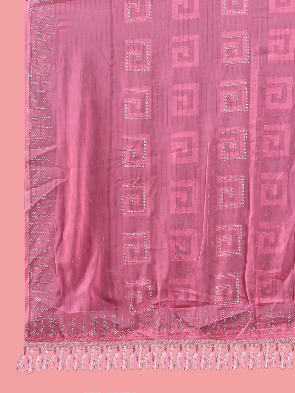 Georgette  Siroski Diamond Work Saree