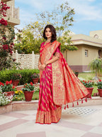 Rama Woven Jacquard Kanjivaram Pure Silk Saree