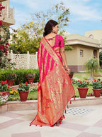 Rama Woven Jacquard Kanjivaram Pure Silk Saree
