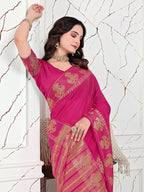 Ready-to-Wear Banarasi Jacquard Saree in Crepe Fabric