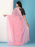 Ready To Wear Chiffon Saree With Stitched Blouse