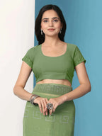 Georgette  Siroski Diamond Work Saree