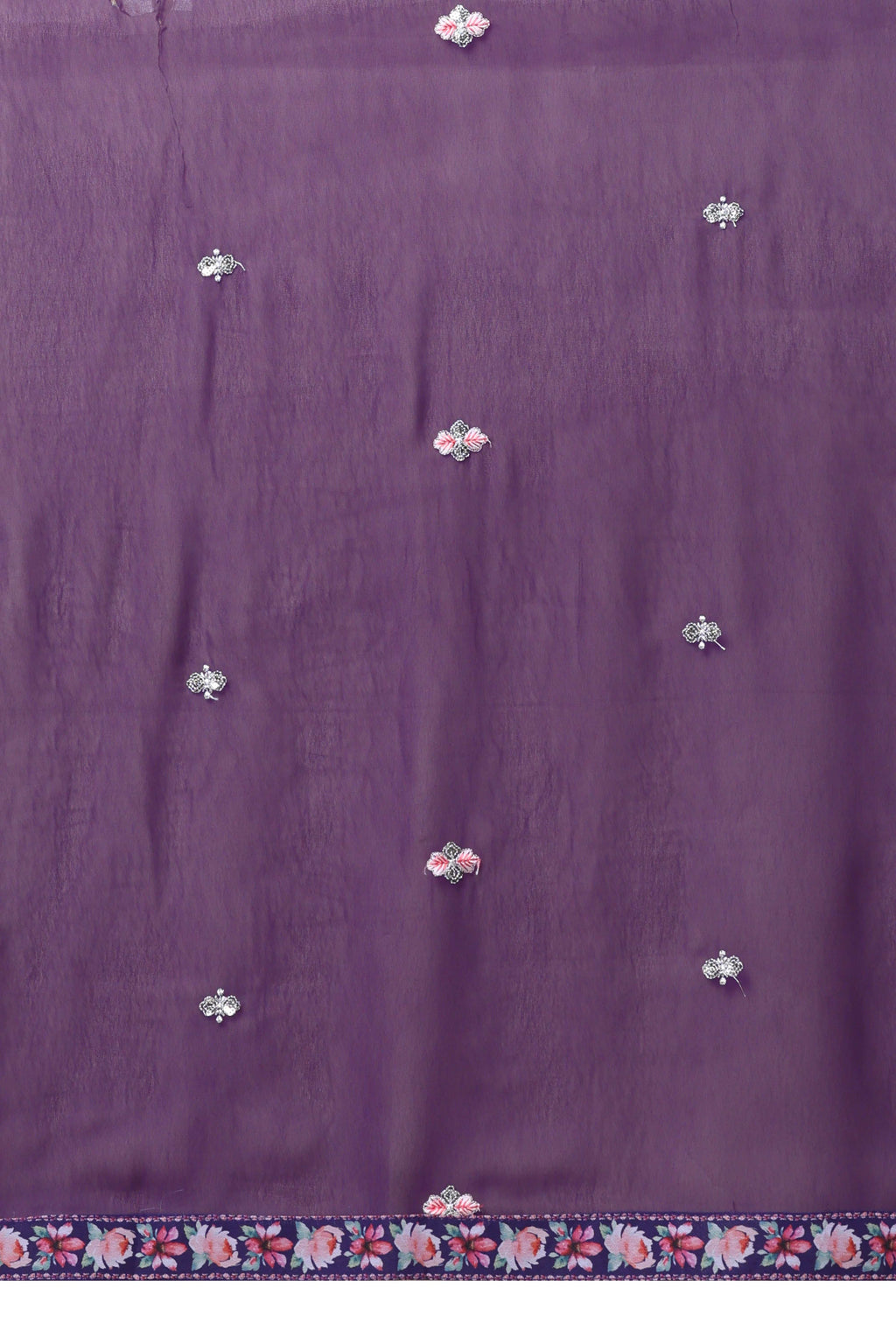 Georgette Embroidery With Sequence A line Kurta Set