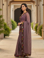 Cotton Silk Bandhani Printed Saree with Embroidery Work Border