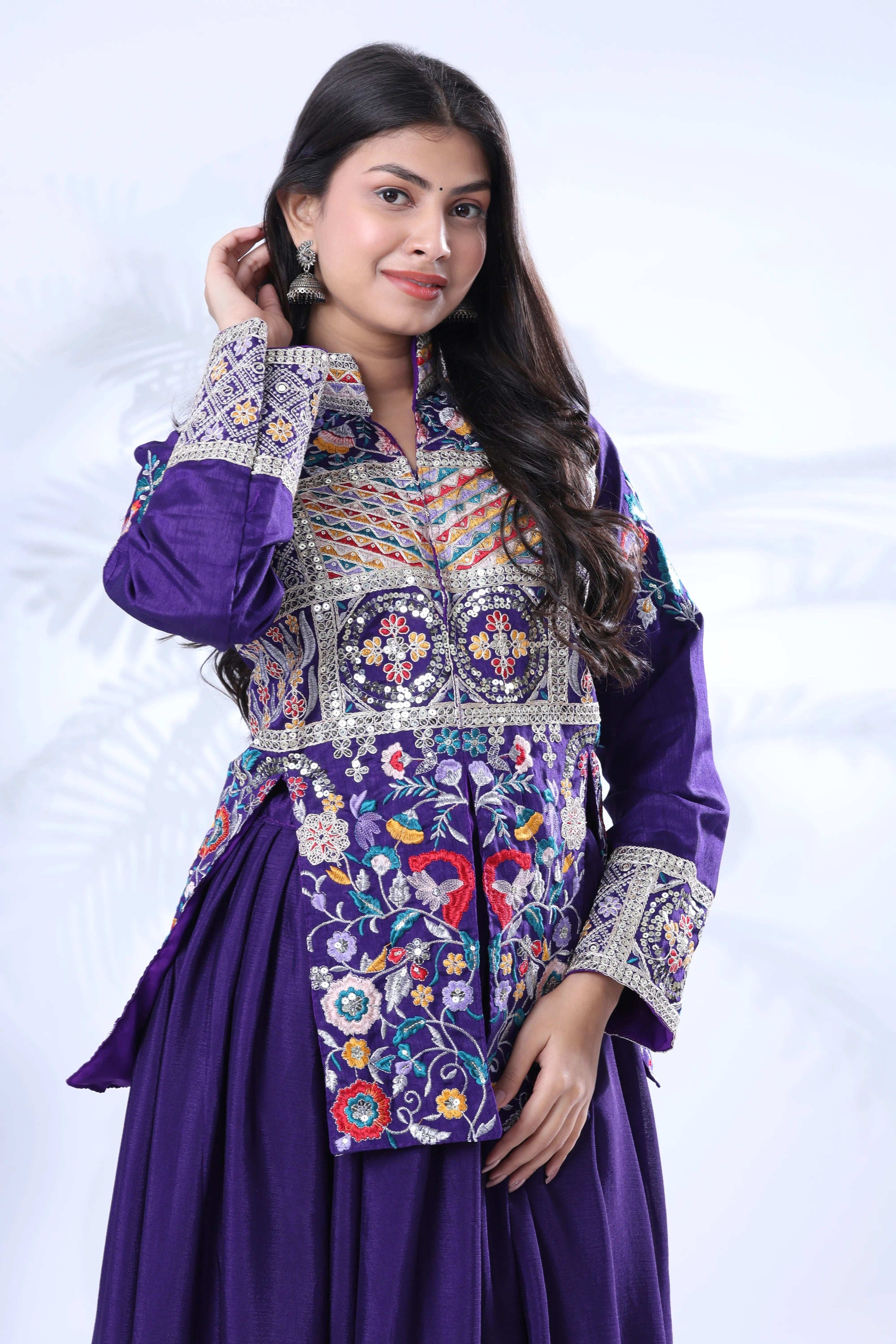 New Designer Party Wear Koti With Lehenga Choli