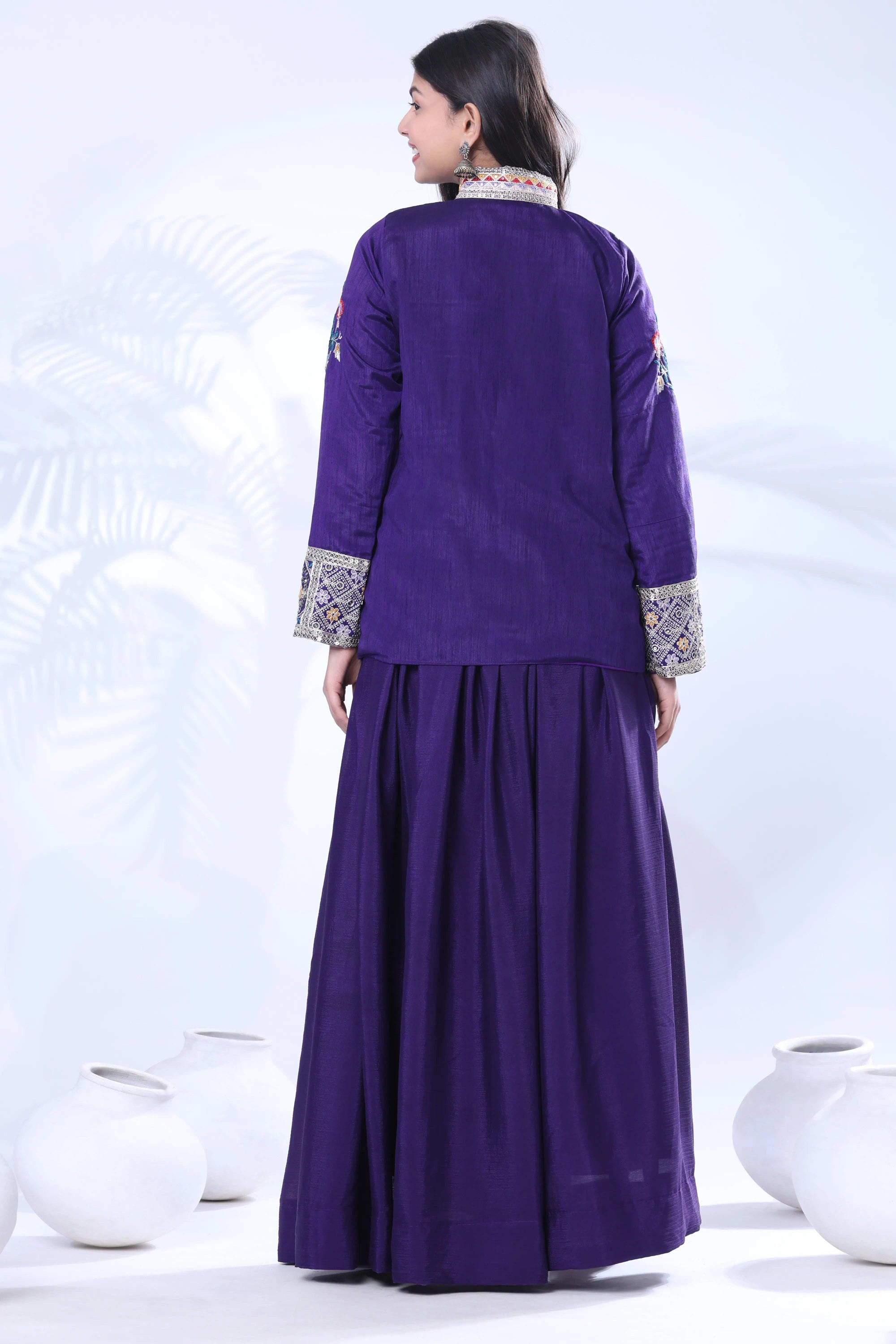 New Designer Party Wear Koti With Lehenga Choli
