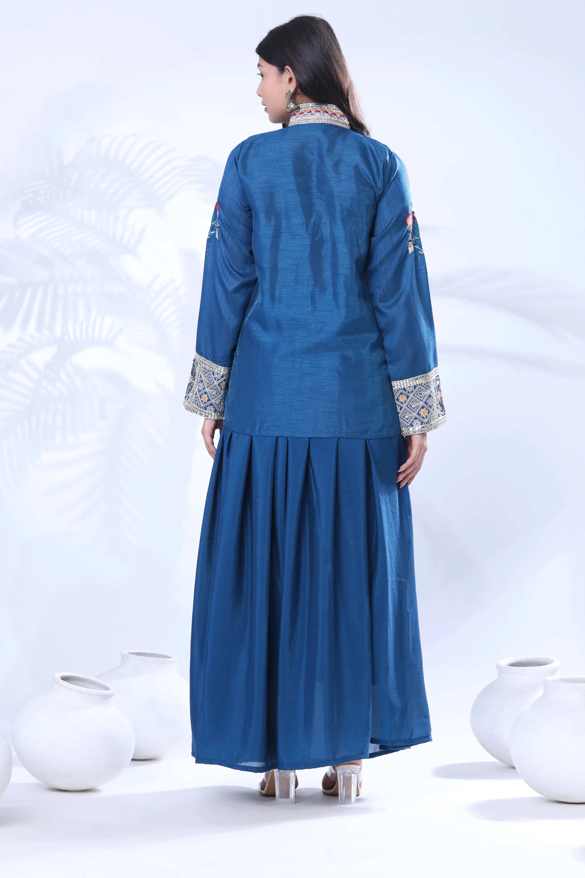New Designer Party Wear Koti With Lehenga Choli
