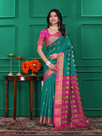 Ready to Wear Jacquard Pure Silk Saree