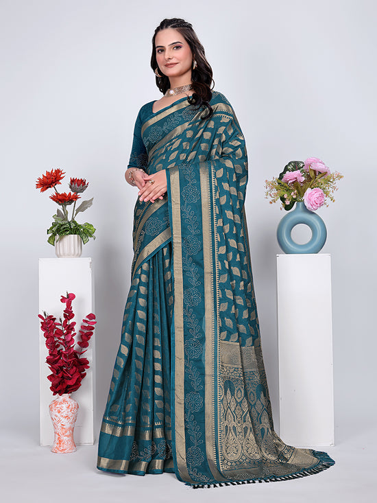 Banarasi Georgette Siroski Work Saree