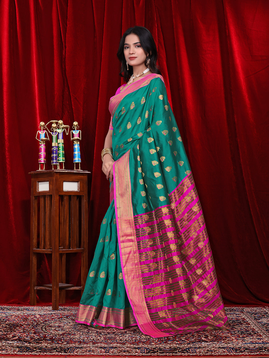 Ready to Wear Jacquard Pure Silk Saree
