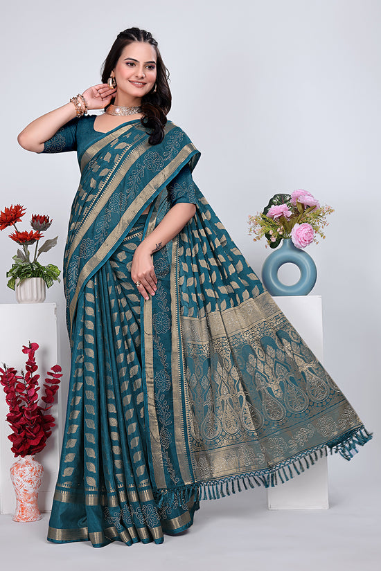 Banarasi Georgette Siroski Work Saree