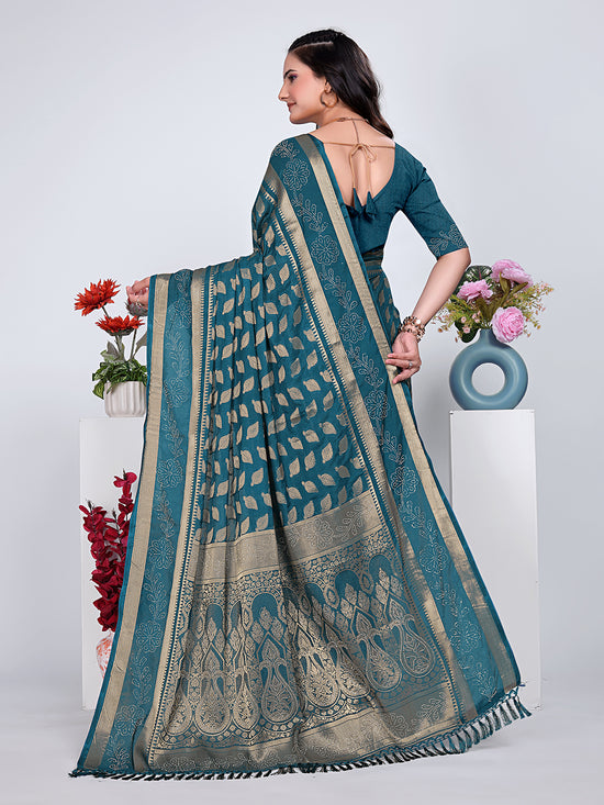 Banarasi Georgette Siroski Work Saree