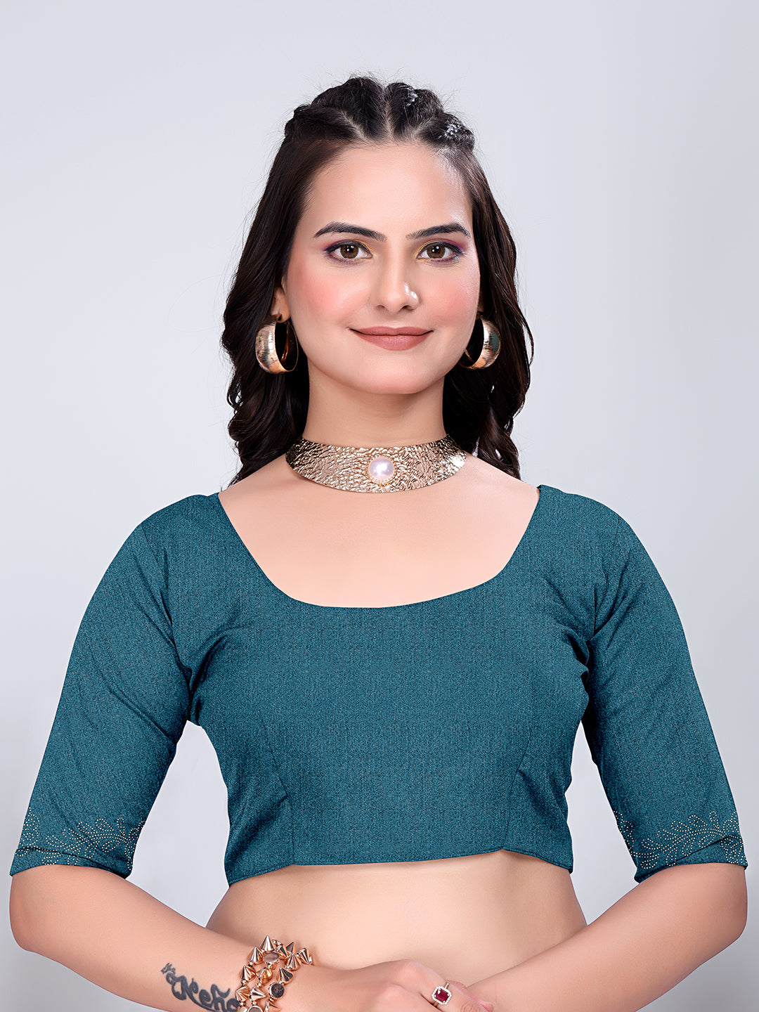 Banarasi Georgette Siroski Work Saree