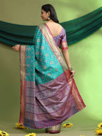 Woven Banarasi Patola Jacquard Pure Silk Saree