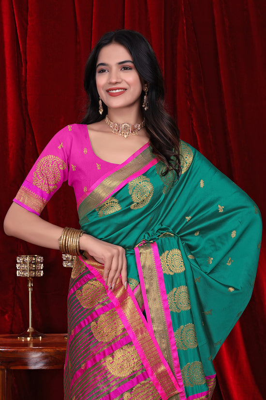Ready to Wear Jacquard Pure Silk Saree