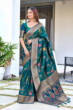 Ready to Wear Paithani Woven Pure Silk Saree
