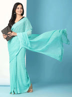 Ready To Wear Chiffon Saree With Stitched Blouse