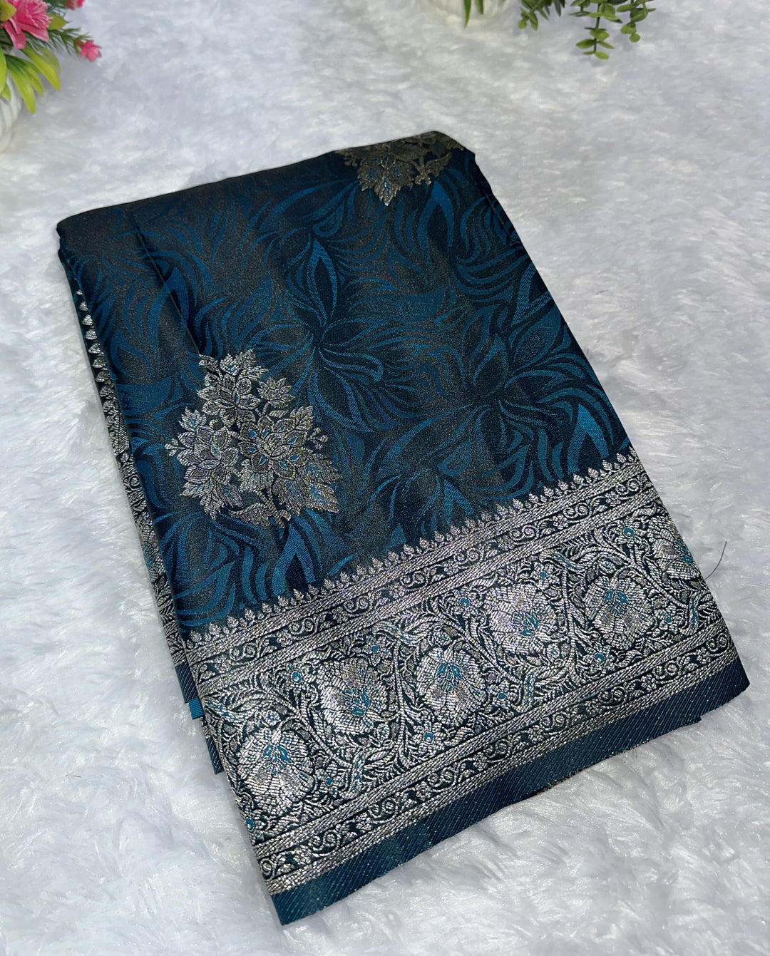 Satin Banarasi Silk Woven Saree