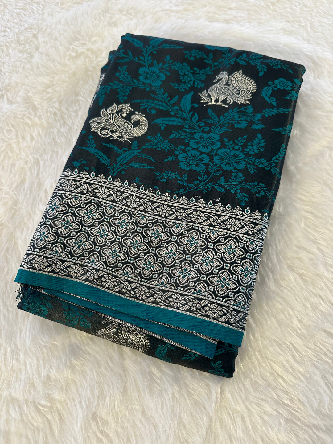 Satin Banarasi Silk Woven Saree
