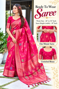 Ready to Wear Paithani Woven Pure Silk Saree