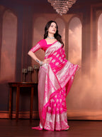Ready to Wear Jacquard Pure Silk Saree