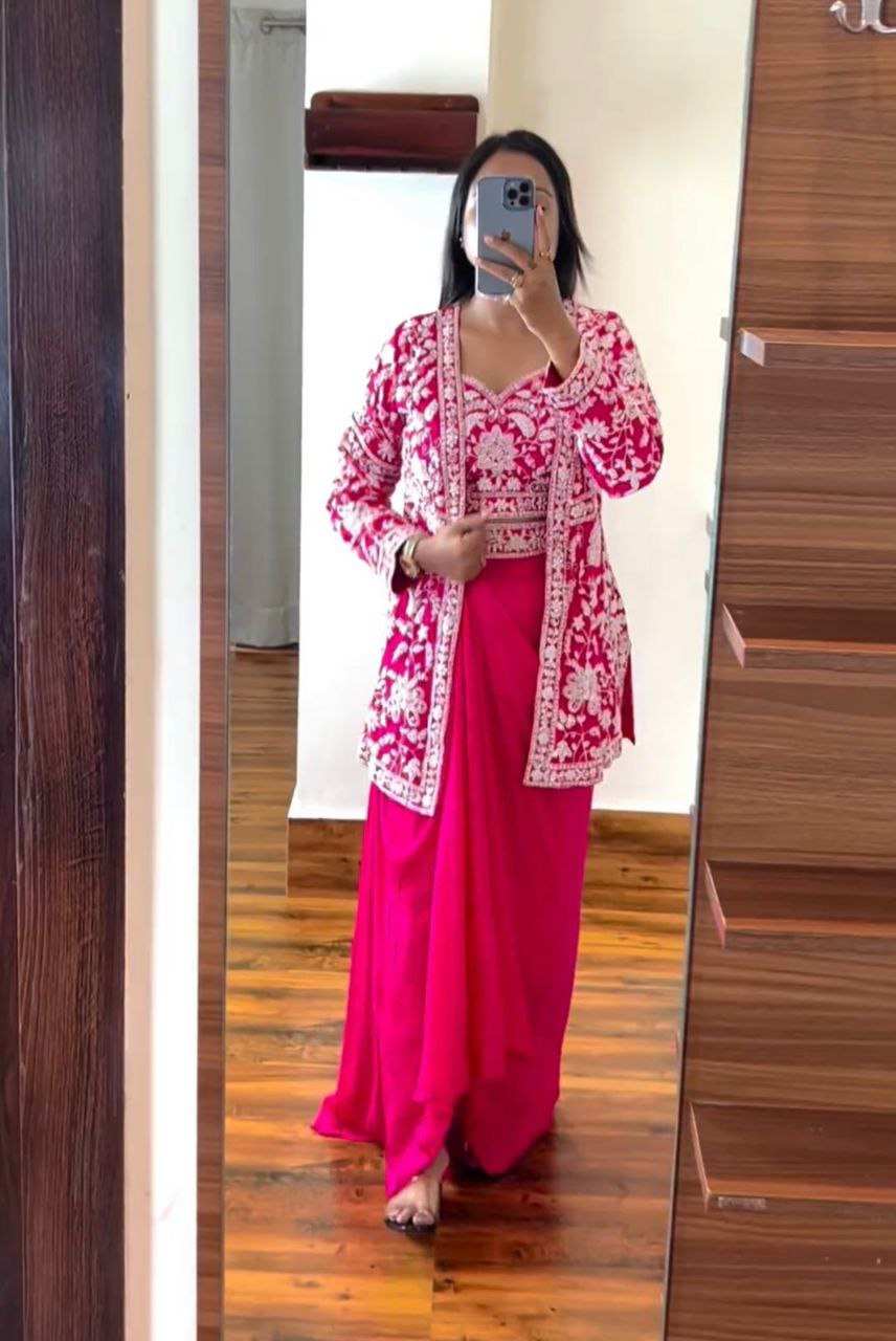 New Superb Trendy Party Wear Koti and Shrara