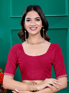 Chiffon Siroski Diamond Lace Work Saree