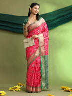 Woven Banarasi Patola Jacquard Pure Silk Saree