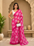 Ready to Wear Jaipuri Mul Cotton Printed Saree for Women