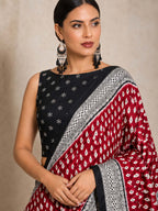 Ready to Wear Jaipuri Mul Cotton Geometric Printed Saree for Women