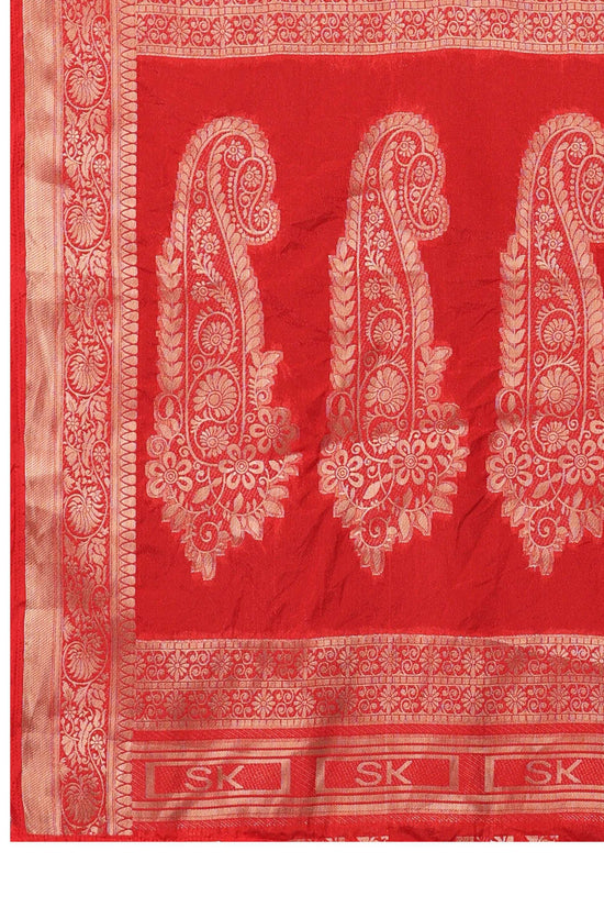 Ready to Wear Pure Banarasi Georgette Saree