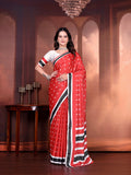 Designer Silk Saree with Stitched Blouse - Pionex Fab