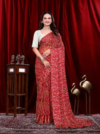 Ready to Wear Georgette Patta Printed Saree