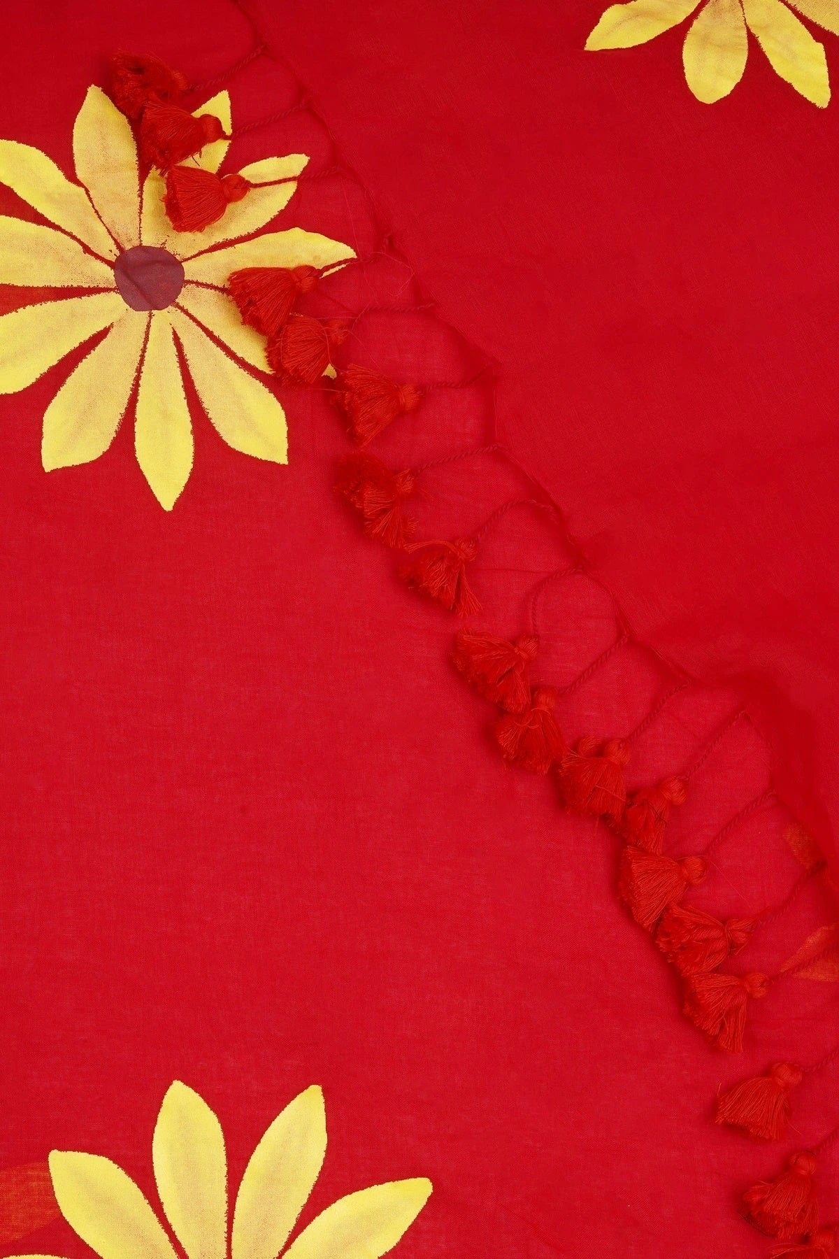 Floral Print Handloom Pure Cotton Saree