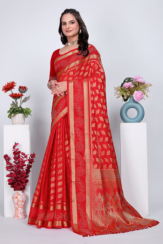 Banarasi Georgette Siroski Work Saree
