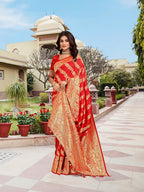 Rama Woven Jacquard Kanjivaram Pure Silk Saree